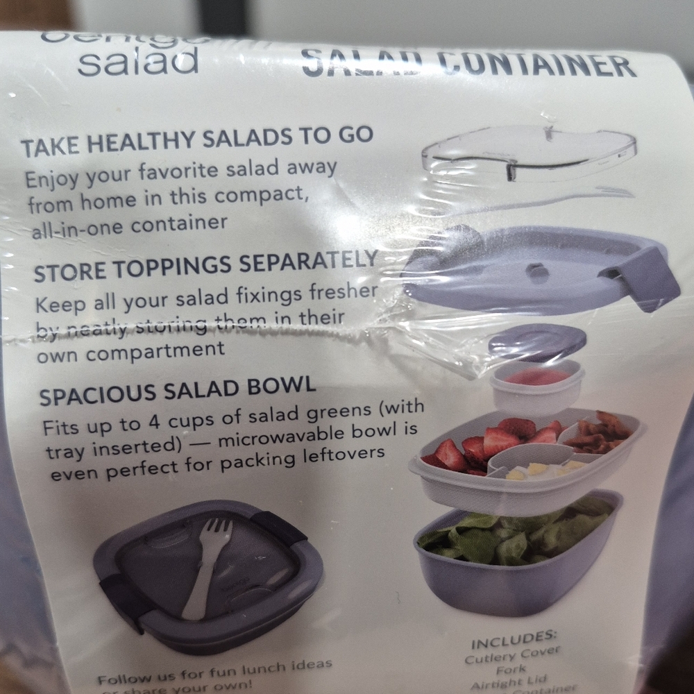 NWT Bentgo All In One Salad Container - Picture 3 of 5
